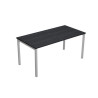 (664-8) ARTEXPORT MESA ESCRITORIO 140 VENERE 160 CON 4 PATAS DE METAL 40X40MM TABLERO 22MM NEGRO-ANTRACITA (MEDIDAS 120X80)