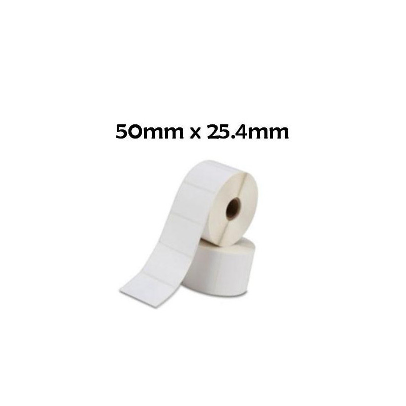 (880199-025D) ZEBRA ETIQUETAS DE TRANSFERENCIA TÉRMICAS Z-SELECT 2000D - 51X25MM - CAJA 12 UDS. (880199-025D) ZEBRA ETIQUETAS DE TRANSFERENCIA TÉRMICAS Z-SELECT 2000D - 51X25MM - CAJA 12 UDS.