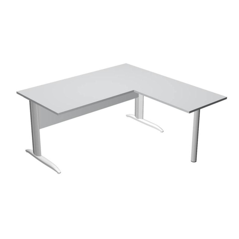 (ML003M-GR) ARTEXPORT MESA ESCRITORIO PRESTO CON PATAS METAL 160 + ALA LATERAL 79X60 GRIS (ML003M-GR) ARTEXPORT MESA ESCRITORIO PRESTO CON PATAS METAL 160 + ALA LATERAL 79X60 GRIS