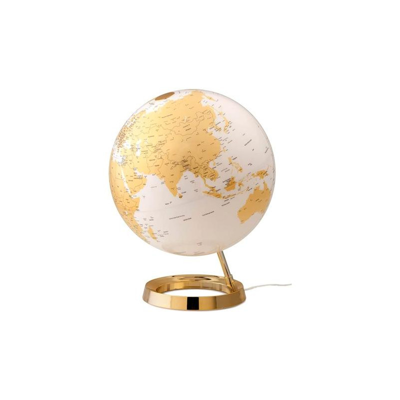 (0331F7NQINLQQ) ATMOSPHERE ESFERA TERRESTRE LUMINOSA LIGHT & COLOUR METAL GOLD 30 CM CON LUZ ORO METÁLICO (0331F7NQINLQQ) ATMOSPHERE ESFERA TERRESTRE LUMINOSA LIGHT & COLOUR METAL GOLD 30 CM CON LUZ ORO METÁLICO