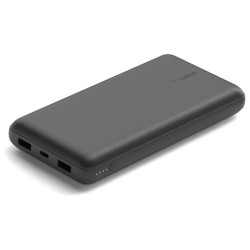 (BPB011BTBK) BELKIN CARGADOR POWER BANK QI 10K MAH 2USB-A 1 USB-C NEGRO