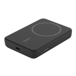 (BPD004BTBK) BELKIN CARGADOR INALAMBRICO POWER BANK 5K MAH 1XUSB-C NEGRO