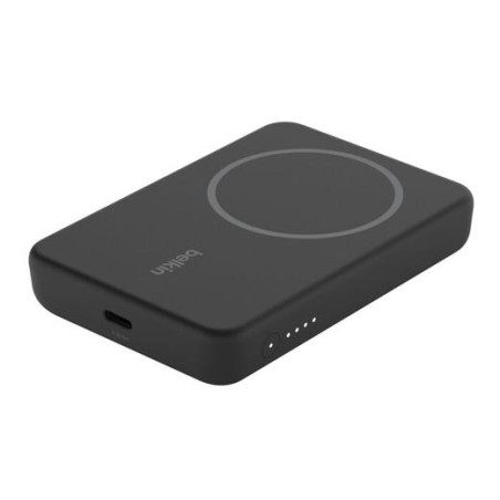 (BPD004BTBK) BELKIN CARGADOR INALAMBRICO POWER BANK 5K MAH 1XUSB-C NEGRO