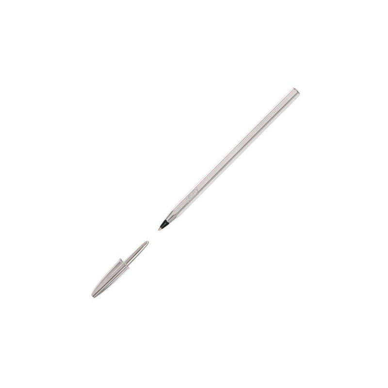 (921339/526280) BIC BOLÍGRAFO CRISTAL SHINE SILVER NEGRO CAJA 20 UD (921339/526280) BIC BOLÍGRAFO CRISTAL SHINE SILVER NEGRO CAJA 20 UD