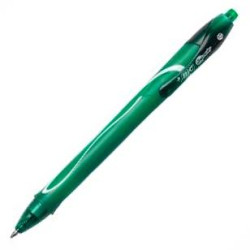 (964771) BIC BOLÍGRAFO TINTA DE GEL RETRÁCTIL GEL-OCITY QUICK DRY VERDE