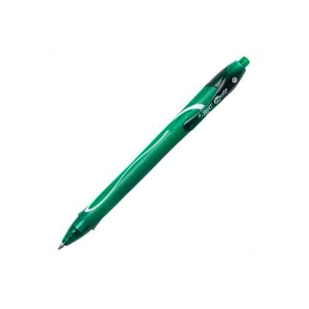 (964771) BIC BOLÍGRAFO TINTA DE GEL RETRÁCTIL GEL-OCITY QUICK DRY VERDE