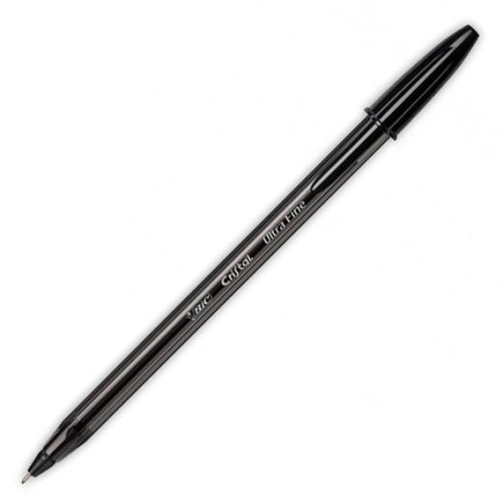 (992603) BIC CRISTAL BOLÍGRAFO EXACT ULTRA FINE NEGRO CAJA 20 UD