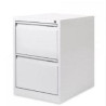 (PSF2-BA5) BISLEY ARCHIVADOR METALICO 2 CAJONES ARCHIVO CARPETAS COLGANTES A4/FOLIO+ FONDO 62CM BLANCO