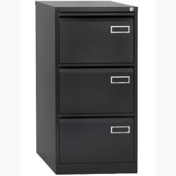 (PSF3-AV1) BISLEY ARCHIVADOR METALICO 3 CAJONES ARCHIVO CARPETAS COLGANTES A4/FOLIO+ FONDO 62CM ANTRACITA