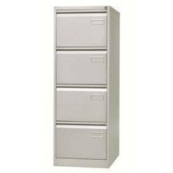 (PSF4-AV7) BISLEY ARCHIVADOR METALICO PSF LIGHT CARPETAS COLGANTES MULTIFORMATO 1321X470X622MM 4 CAJONES GRIS (MONTADO)