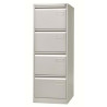 (PSF4-AV7) BISLEY ARCHIVADOR METALICO PSF LIGHT CARPETAS COLGANTES MULTIFORMATO 1321X470X622MM 4 CAJONES GRIS (MONTADO)