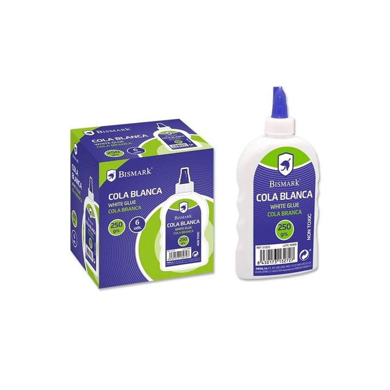 (313272) BISMARK COLA BLANCA BOTELLA 250GR (313272) BISMARK COLA BLANCA BOTELLA 250GR