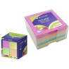 (325066) BISMARK TACO DE NOTAS 400H 75X75 CON CAJA COLORES NEÓN