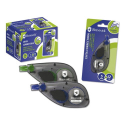 (325763) BISMARK CINTA CORRECTORA LATERAL 5MMX12M BLISTER
