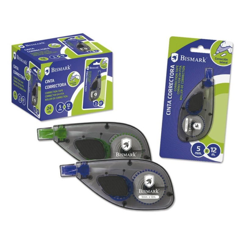 (325763) BISMARK CINTA CORRECTORA LATERAL 5MMX12M BLISTER