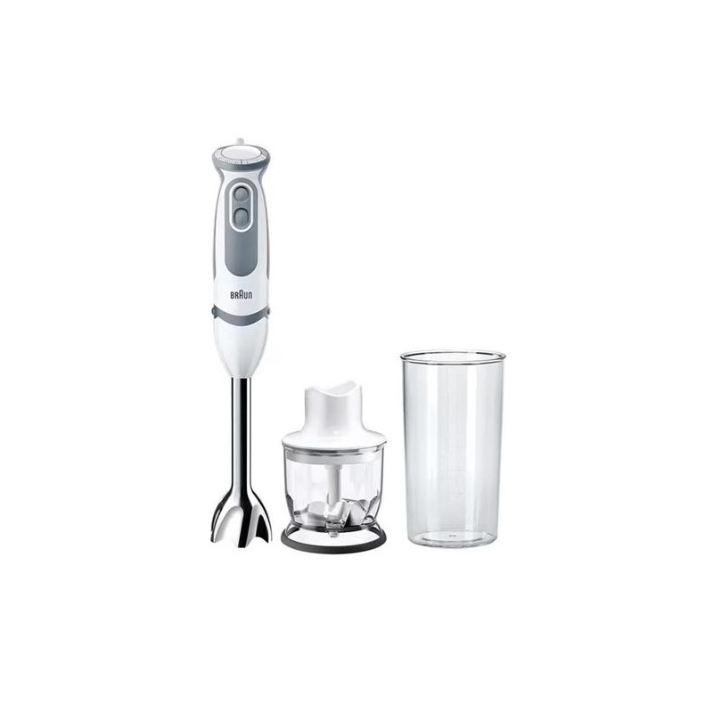 (MQ5220WH) BRAUN BATIDORA DE MANO MQ5220WH 1000W BLANCO Y ACERO (MQ5220WH) BRAUN BATIDORA DE MANO MQ5220WH 1000W BLANCO Y ACERO