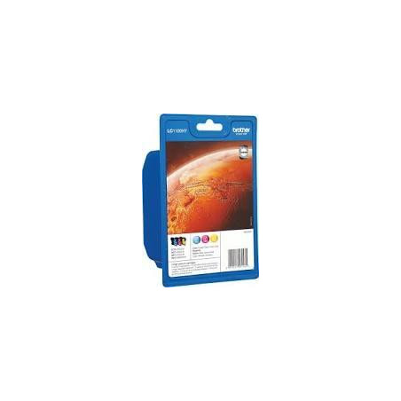 (LC1100HYVALBP) BROTHER TINTA BK/C/M/Y MFC-6490CW - MFC-5890CN/5895CW/6490CW/6890CDW - PACK 4 COLORES - ALTA CAPACIDAD