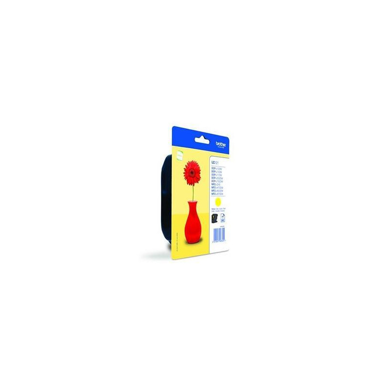 (LC121YBP) BROTHER TINTA AMARILLO DCP-J552DW - MFC-J470DW (LC121YBP) BROTHER TINTA AMARILLO DCP-J552DW - MFC-J470DW