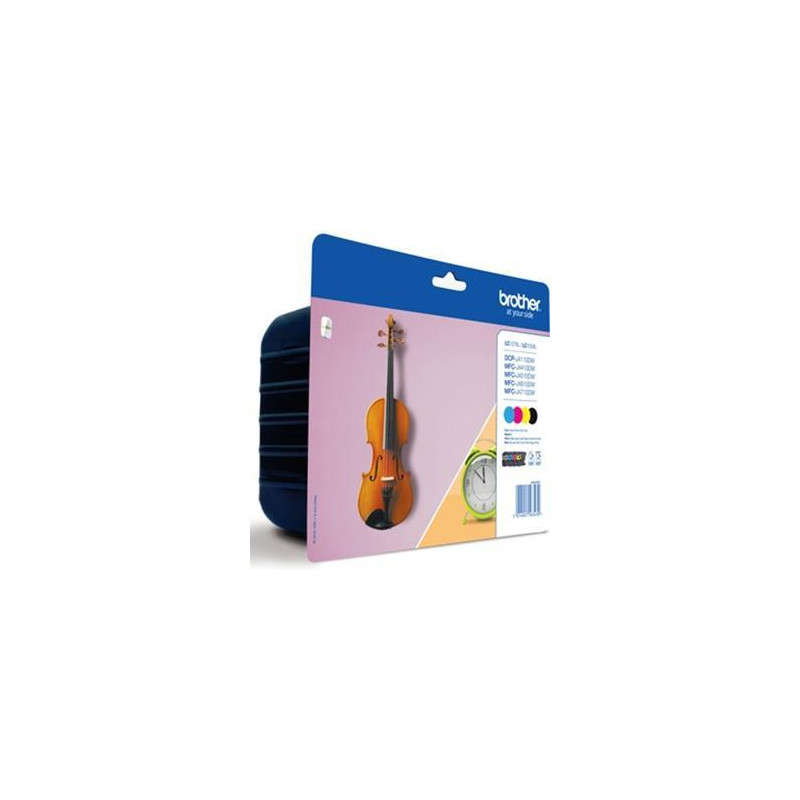 (LC127XLVALBP) BROTHER TINTA BK/C/M/Y MFC-J4410DW/J4510DW - BLISTER - PACK 4 COLORES (LC127XLVALBP) BROTHER TINTA BK/C/M/Y MFC-J4410DW/J4510DW - BLISTER - PACK 4 COLORES