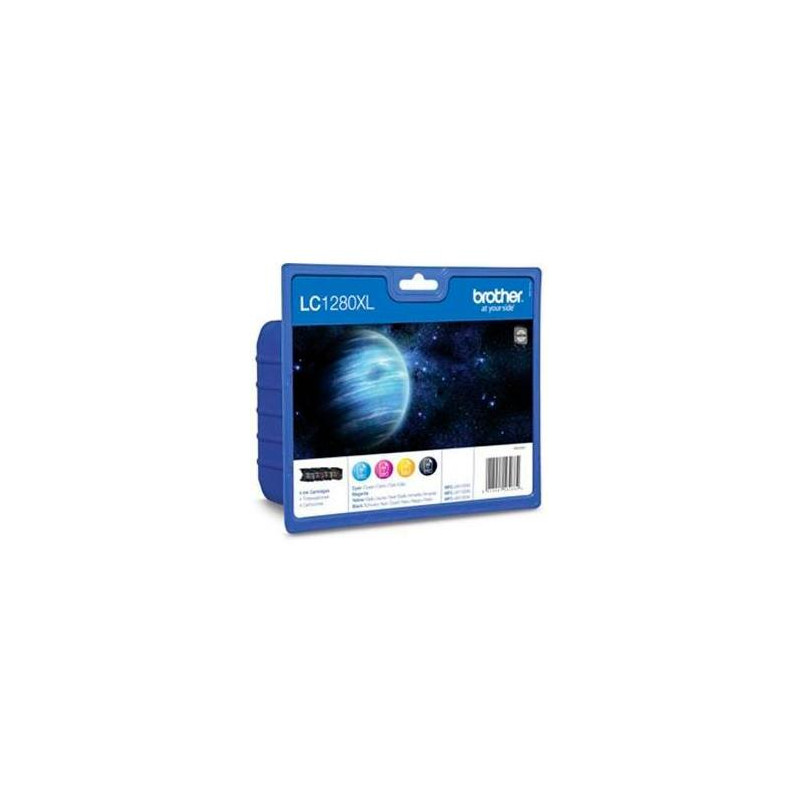 (LC1280XLVALBP) BROTHER TINTA BK/C/M/Y MFC-J6510DW/J6710DW/J6910DW - PACK 4 COLORES (LC1280XLVALBP) BROTHER TINTA BK/C/M/Y MFC-J6510DW/J6710DW/J6910DW - PACK 4 COLORES