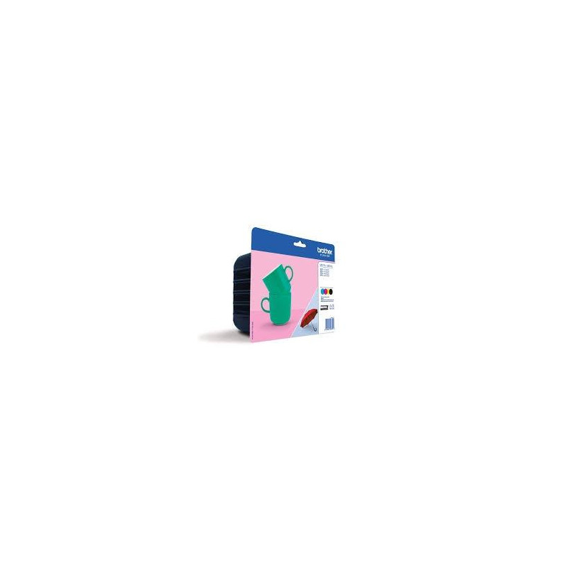 (LC227XLVALBP) BROTHER TINTA BK/C/M/Y/B DCP-J4120DW- MFC-J4420DW/J4620DW - PACK 4 COLORES (LC227XLVALBP) BROTHER TINTA BK/C/M/Y/B DCP-J4120DW- MFC-J4420DW/J4620DW - PACK 4 COLORES