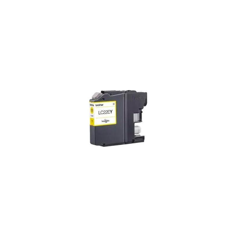 (LC22EY) BROTHER TINTA AMARILLO MFC-J5920DW (LC22EY) BROTHER TINTA AMARILLO MFC-J5920DW