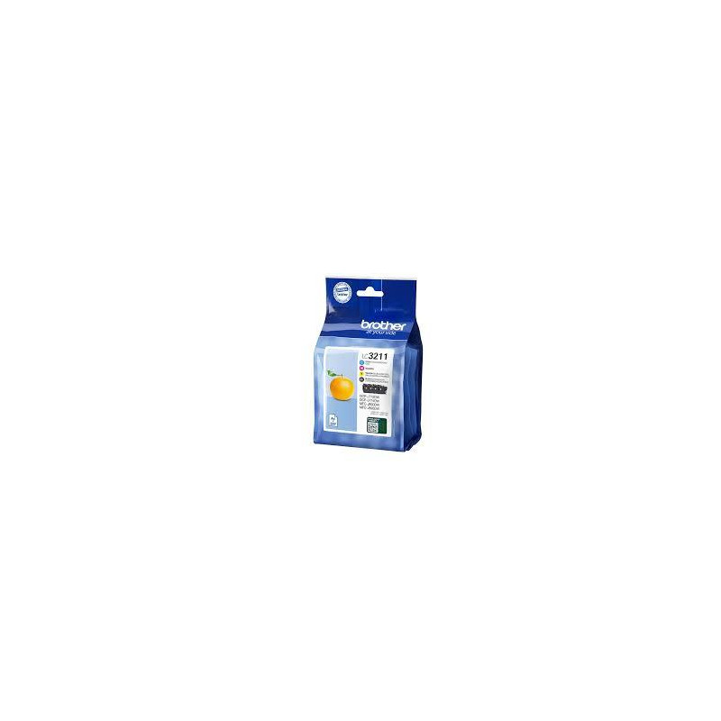 (LC3211VAL) BROTHER TINTA BK/C/M/Y DCP-J572DW - MFC-J491DW/J497DW/J890DW/J895DW - PACK 4 COLORES (LC3211VAL) BROTHER TINTA BK/C/M/Y DCP-J572DW - MFC-J491DW/J497DW/J890DW/J895DW - PACK 4 COLORES