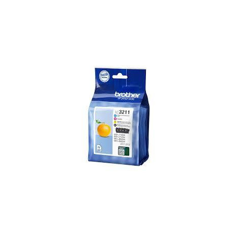 (LC3211VAL) BROTHER TINTA BK/C/M/Y DCP-J572DW - MFC-J491DW/J497DW/J890DW/J895DW - PACK 4 COLORES