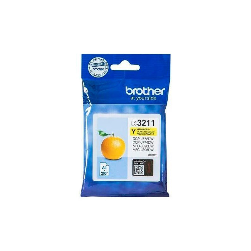 (LC3211Y) BROTHER TINTA AMARILLO DCP-J572DW - MFC-J491DW/J497DW/J890DW/J895DW (LC3211Y) BROTHER TINTA AMARILLO DCP-J572DW - MFC-J491DW/J497DW/J890DW/J895DW