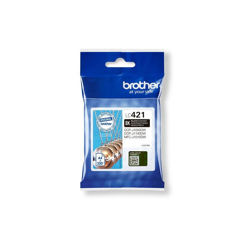 (LC421BK) BROTHER TINTA NEGRO DCP-J1050DW - MFC-J1010DW (LC421BK) BROTHER TINTA NEGRO DCP-J1050DW - MFC-J1010DW