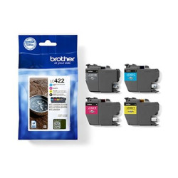 (LC422VAL) BROTHER TINTA BK/C/M/Y  MFC-J5340DW/J6540DW/J5740DW/J6940DW/J5340DWE/J6540DWE - PACK 4 COLORES
