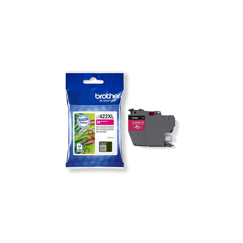 (LC422XLM) BROTHER TINTA MAGENTA MFC-J5340DW/J6540DW/J5740DW/J6940DW/J5340DWE/J6540DWE (LC422XLM) BROTHER TINTA MAGENTA MFC-J5340DW/J6540DW/J5740DW/J6940DW/J5340DWE/J6540DWE