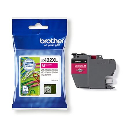 (LC422XLM) BROTHER TINTA MAGENTA MFC-J5340DW/J6540DW/J5740DW/J6940DW/J5340DWE/J6540DWE