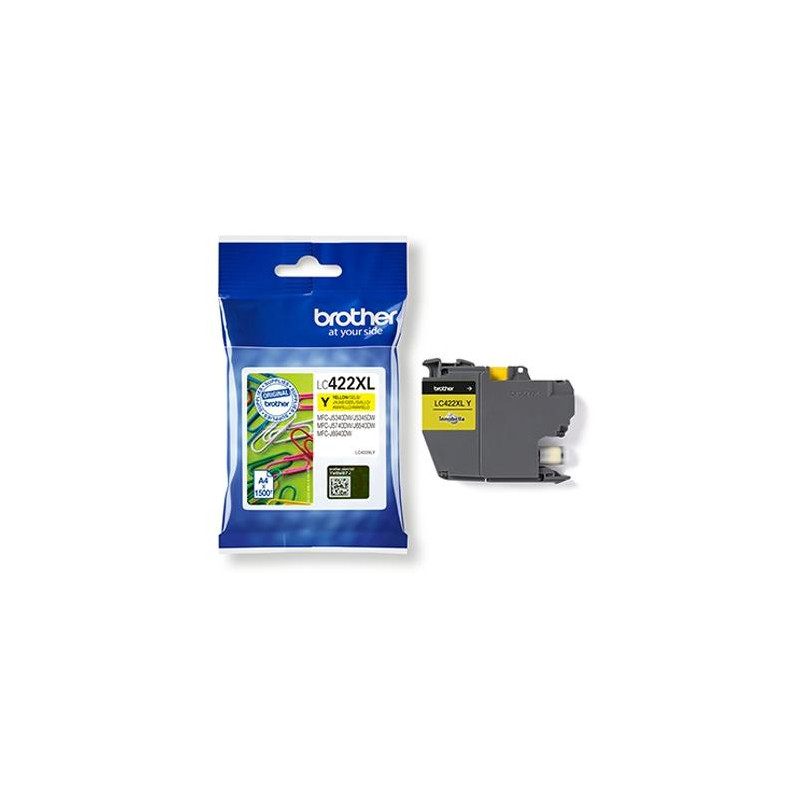 (LC422XLY) BROTHER TINTA AMARILLO MFC-J5340DW/J6540DW/J5740DW/J6940DW/J5340DWE/J6540DWE (LC422XLY) BROTHER TINTA AMARILLO MFC-J5340DW/J6540DW/J5740DW/J6940DW/J5340DWE/J6540DWE
