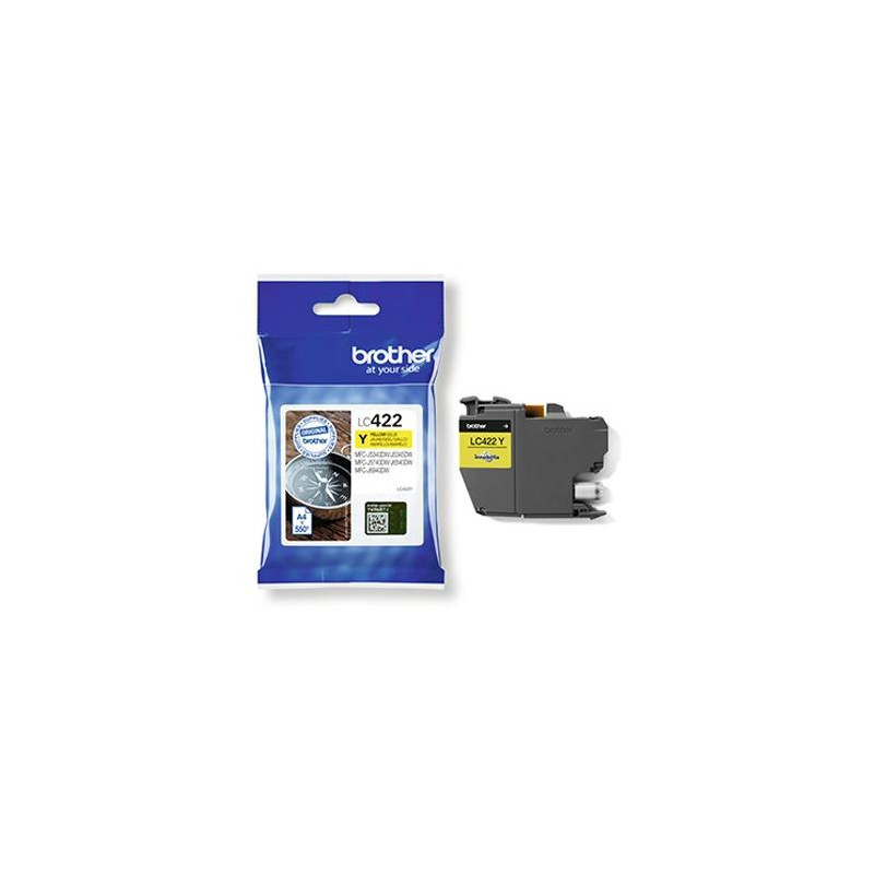 (LC422Y) BROTHER TINTA AMARILLO MFC-J5340DW/J6540DW/J5740DW/J6940DW/J5340DWE/J6540DWE (LC422Y) BROTHER TINTA AMARILLO MFC-J5340DW/J6540DW/J5740DW/J6940DW/J5340DWE/J6540DWE