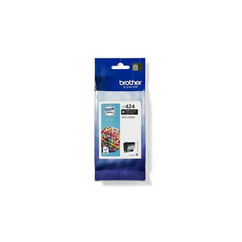 (LC424BK) BROTHER TINTA NEGRO DCP-J1200W/J1200WE (LC424BK) BROTHER TINTA NEGRO DCP-J1200W/J1200WE