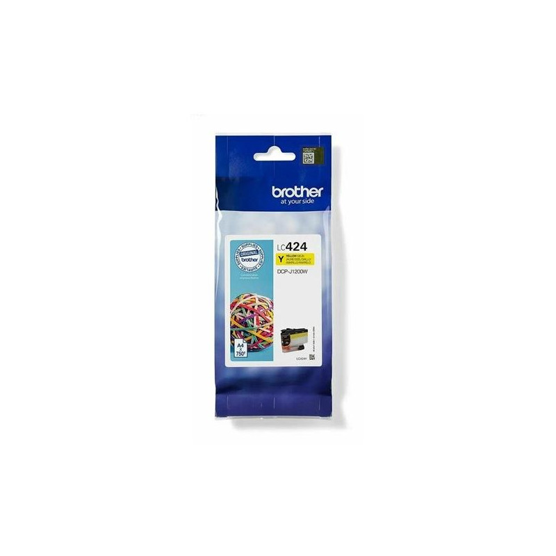 (LC424Y) BROTHER TINTA AMARILLO DCP-J1200W/J1200WE (LC424Y) BROTHER TINTA AMARILLO DCP-J1200W/J1200WE