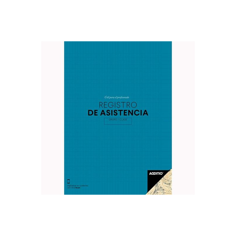(P162) ADDITIO REGISTRO DE ASISTENCIA PARA EL ALUMNADO 16 PÁGINAS PVC AZUL (P162) ADDITIO REGISTRO DE ASISTENCIA PARA EL ALUMNADO 16 PÁGINAS PVC AZUL