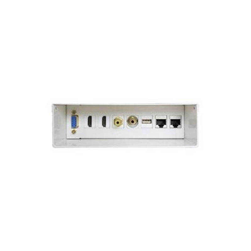 (A127-0340) AISENS CAJA DE CONEXIONES VGA - 2 HDMI - JACK 3.5 - RCA - 1 USB - 2 RJ45 (A127-0340) AISENS CAJA DE CONEXIONES VGA - 2 HDMI - JACK 3.5 - RCA - 1 USB - 2 RJ45