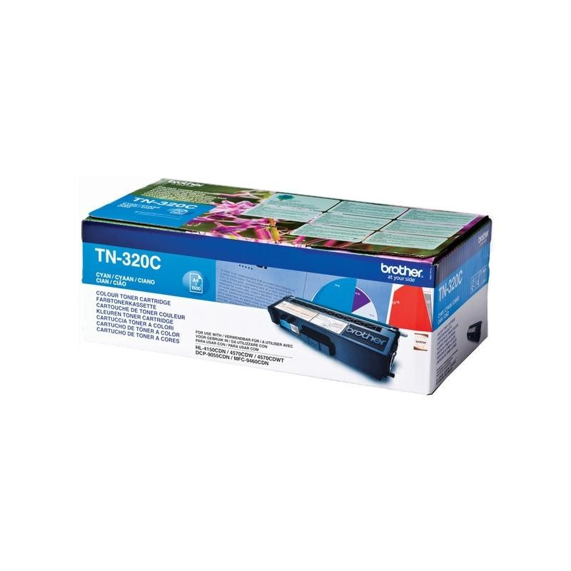 (TN320C) BROTHER TONER CIAN HL-4140CN/4150CDN/4170CW/4570CDW - DCP-9055CDN/9270CDN - MFC-9460CDN/9465CDN/9970CDW (TN320C) BROTHER TONER CIAN HL-4140CN/4150CDN/4170CW/4570CDW - DCP-9055CDN/9270CDN - MFC-9460CDN/9465CDN/9970CDW