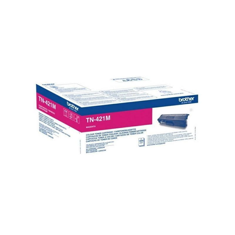 (TN421M) BROTHER TONER MAGENTA HL-L8260CDW/L8360CDW - DCP-L8410CDW - MFC-L8690CDW/L8900CDW (TN421M) BROTHER TONER MAGENTA HL-L8260CDW/L8360CDW - DCP-L8410CDW - MFC-L8690CDW/L8900CDW