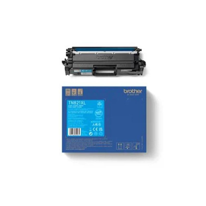 (TN821XLC) BROTHER TONER CIAN HL-L9430CDN/L9470CDN - MFC-L9630CDN/L9670CDN (TN821XLC) BROTHER TONER CIAN HL-L9430CDN/L9470CDN - MFC-L9630CDN/L9670CDN