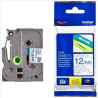 (TZE133) BROTHER CINTA ROTULADORA LAMINADA TEXTO AZUL SOBRE TRANSPARENTE - 12MMX8M