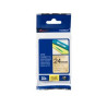 (TZEPR851) BROTHER CINTA ROTULADORA LAMINADA PREMIUM TEXTO NEGRO SOBRE FONDO DORADO - 24MMX8M