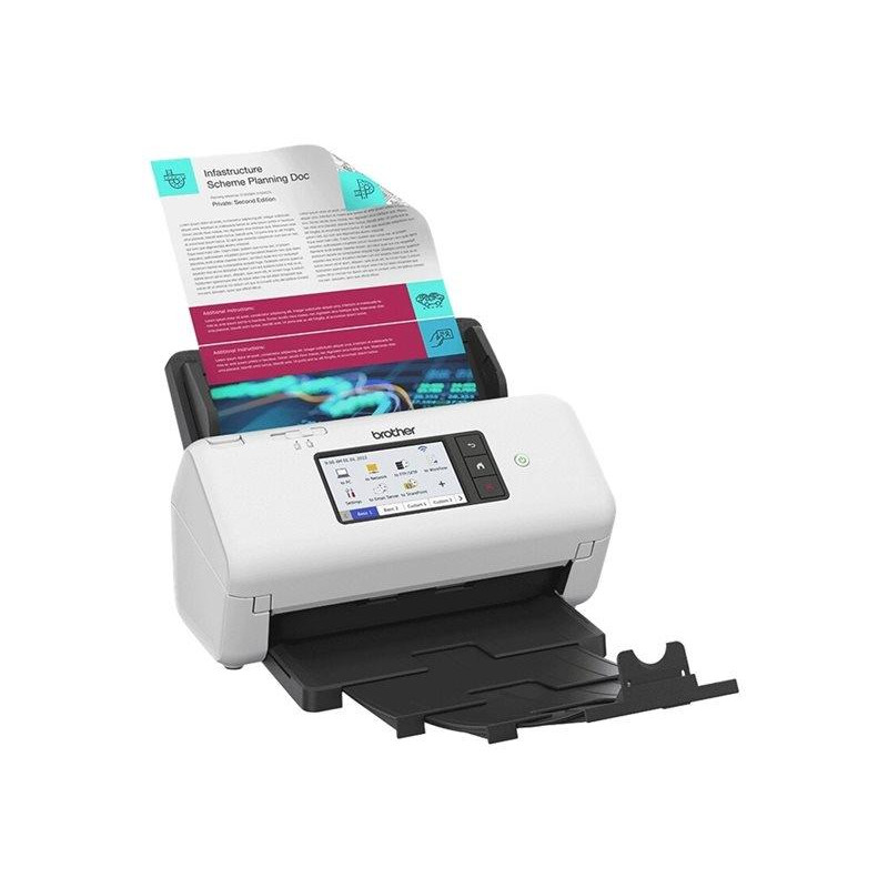 (ADS4700WRE1) BROTHER ESCANER SOBREMESA DOBLE CARA TARJETA RED Y WIFI ADS4700W (ADS4700WRE1) BROTHER ESCANER SOBREMESA DOBLE CARA TARJETA RED Y WIFI ADS4700W