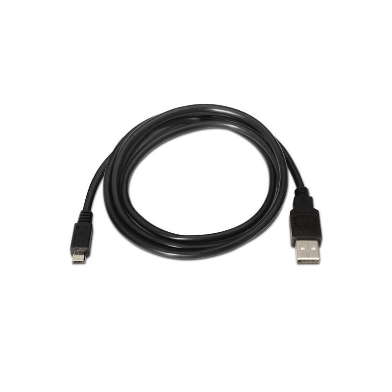 (A101-0028) AISENS CABLE USB 2.0 TIPO A/M - MICRO USB B/M NEGRO 1 (A101-0028) AISENS CABLE USB 2.0 TIPO A/M - MICRO USB B/M NEGRO 1