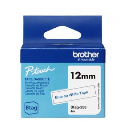 (BTAG233) BROTHER CINTA DOMÉSTICA BTAG AZUL SOBRE BLANCO - PTN10