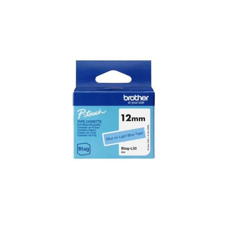 (BTAGL33) BROTHER CINTA DOMÉSTICA BTAG AZUL SOBRE AZUL CLARO - PTN10 (BTAGL33) BROTHER CINTA DOMÉSTICA BTAG AZUL SOBRE AZUL CLARO - PTN10