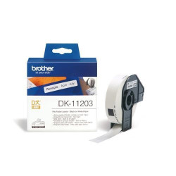 (DK11203) BROTHER ETIQUETAS PRECORTADAS PARA CARPETAS 17X87MM (300 ETIQUETAS)