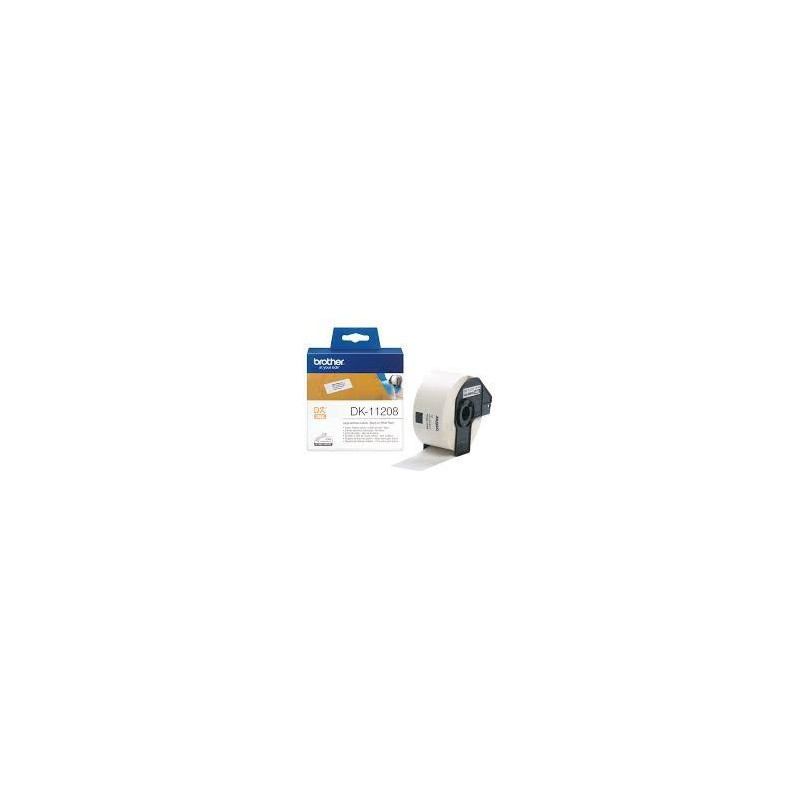 (DK11208) BROTHER ETIQUETAS PRECORTADAS DE DIRECCIÓN GRANDES 38X90MM (400 ETIQUETAS) (DK11208) BROTHER ETIQUETAS PRECORTADAS DE DIRECCIÓN GRANDES 38X90MM (400 ETIQUETAS)